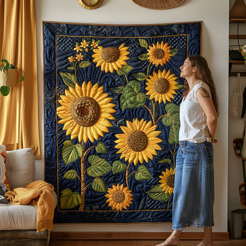 Blooming Garden Quilted Blanket