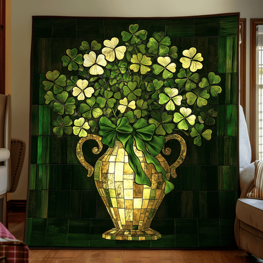 Blooming Luck Quilted Blanket