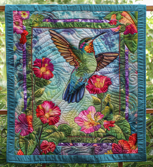 Blossom Garden Quilted Blanket
