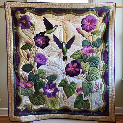 Blossom Ballet Quilted Blanket