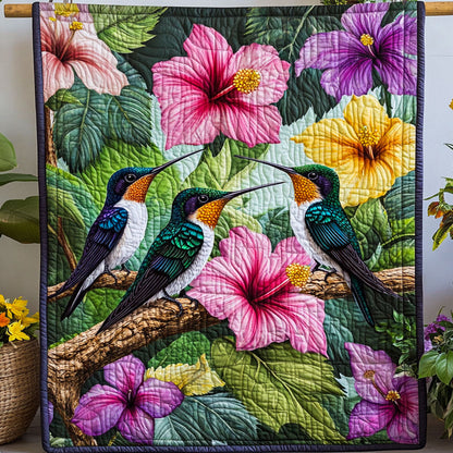 Blossom Breeze Quilted Blanket