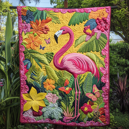 Blossom Dance Quilted Blanket