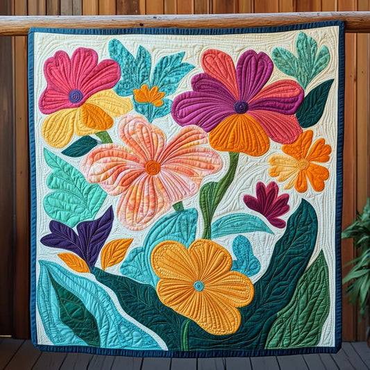 Blossom Harmony Quilted Blanket