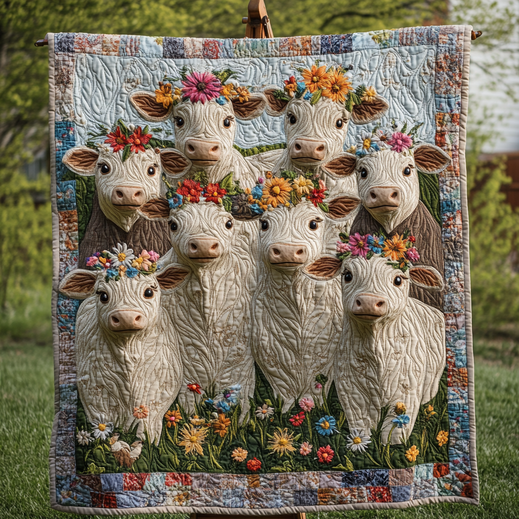 Blossom Herd Quilted Blanket