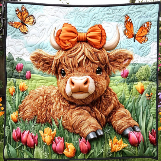 Blossom Hoof Delight Quilted Blanket