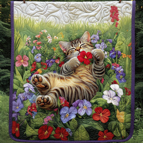 Blossom Hug Quilted Blanket