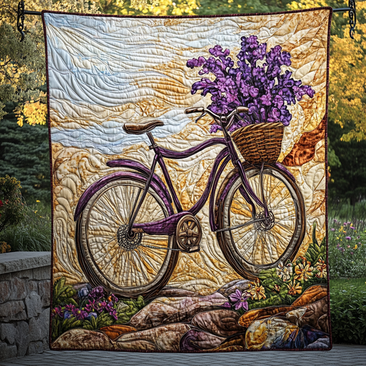 Blossom Trail Quilted Blanket
