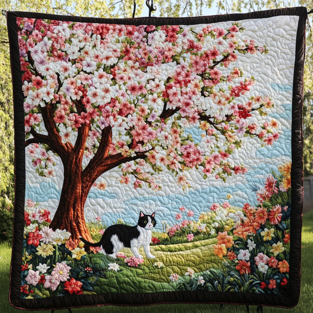 Blossom Wanderer Quilted Blanket