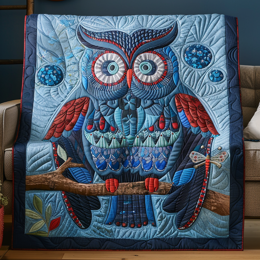 Blue Majesty Quilted Blanket