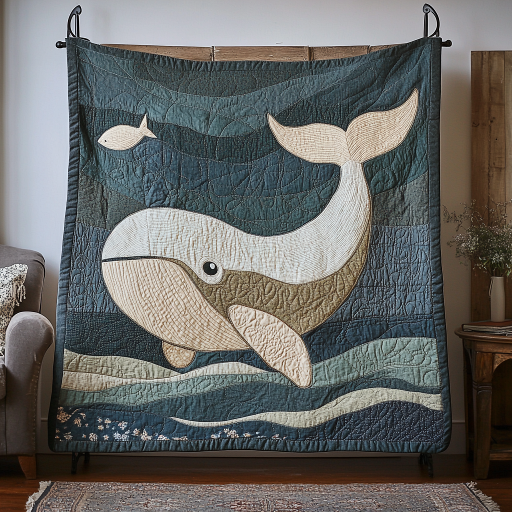 Blue Titan Quilted Blanket
