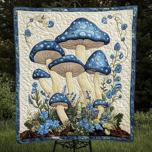 Blue Wonder Quilted Blanket
