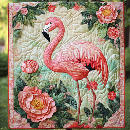 Blush Bloom Quilted Blanket