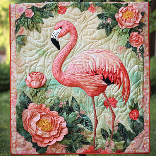 Blush Bloom Quilted Blanket