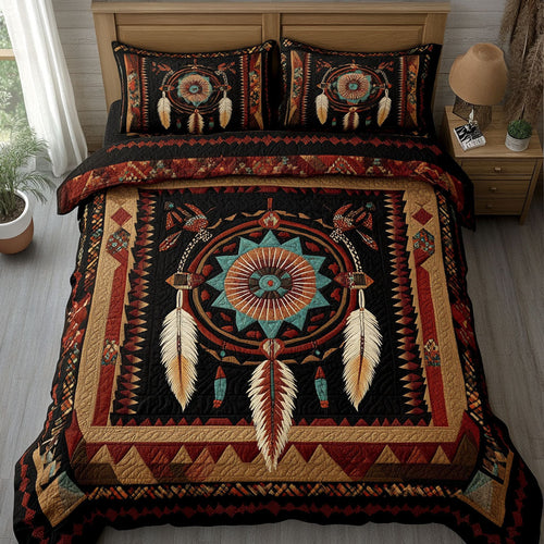 Boho Spirit 3-Piece Quilted Bedding Set