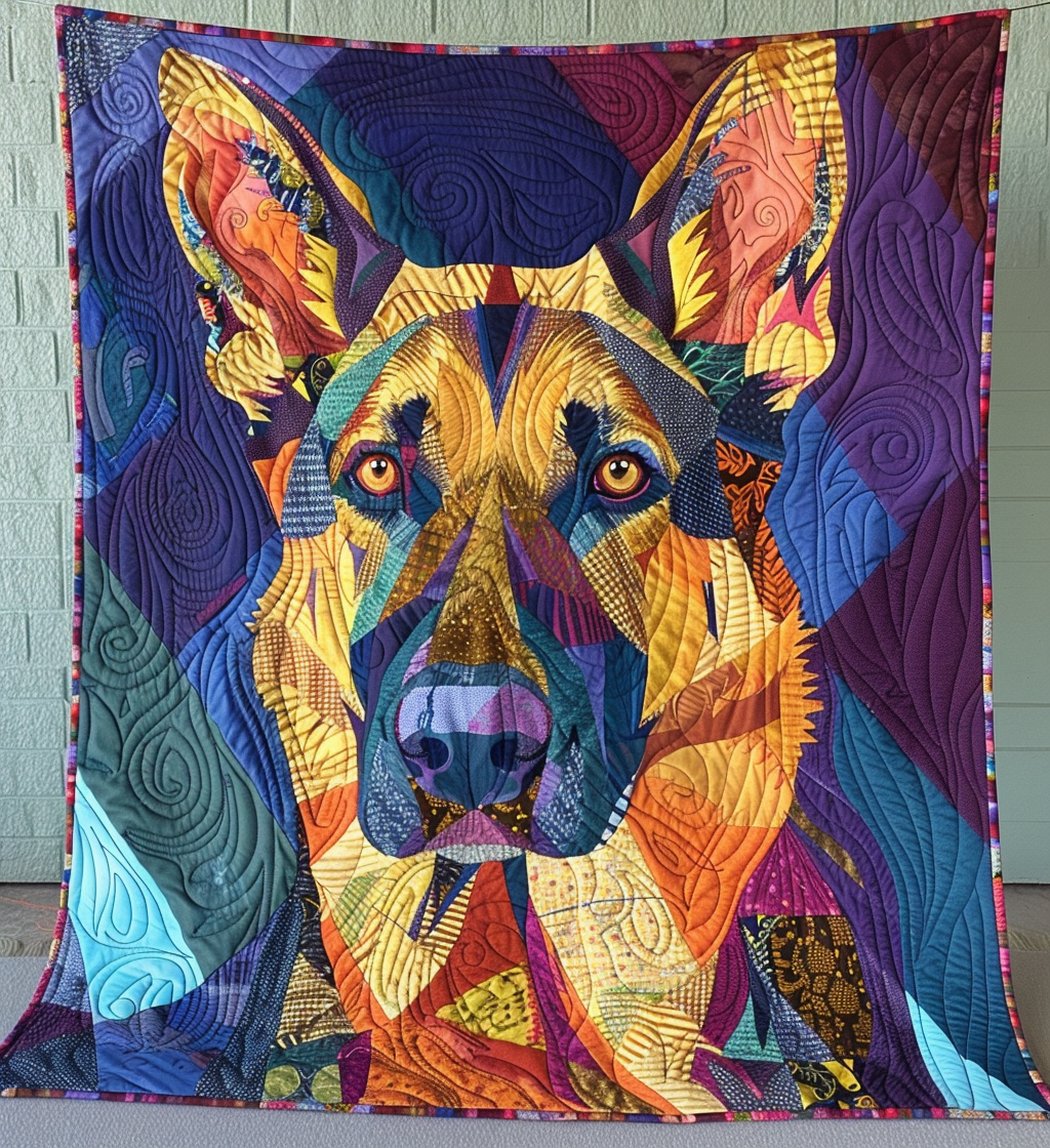 Bold Paws Parade Quilted Blanket
