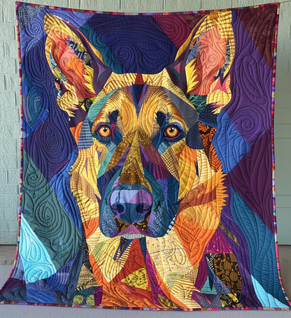 Bold Paws Parade Quilted Blanket