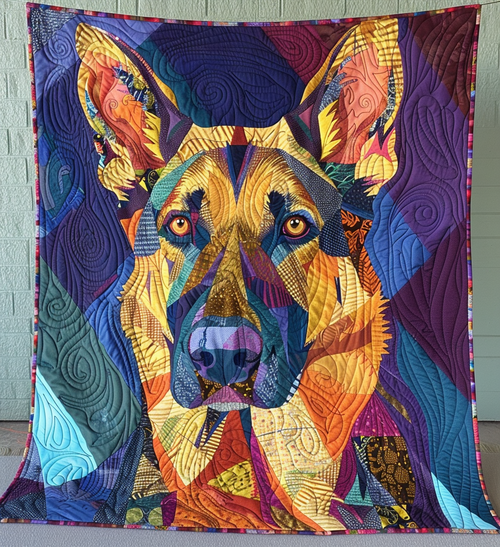 Bold Paws Parade Quilted Blanket