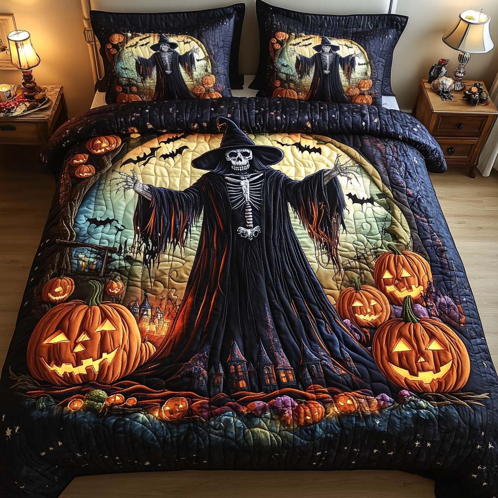 Bone Chiller 3-Piece Quilted Bedding Set