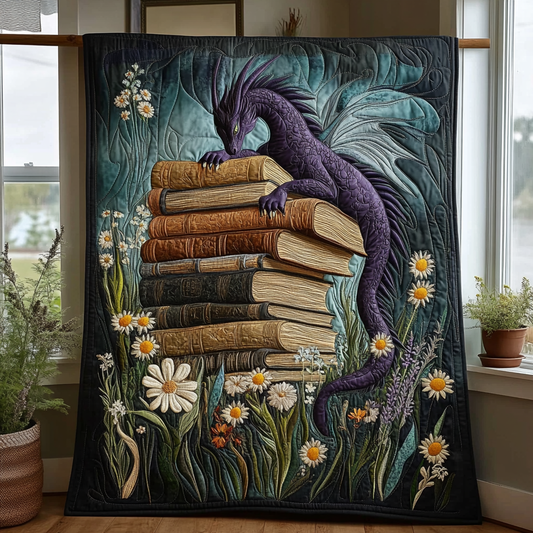 Book Guardian Quilted Blanket