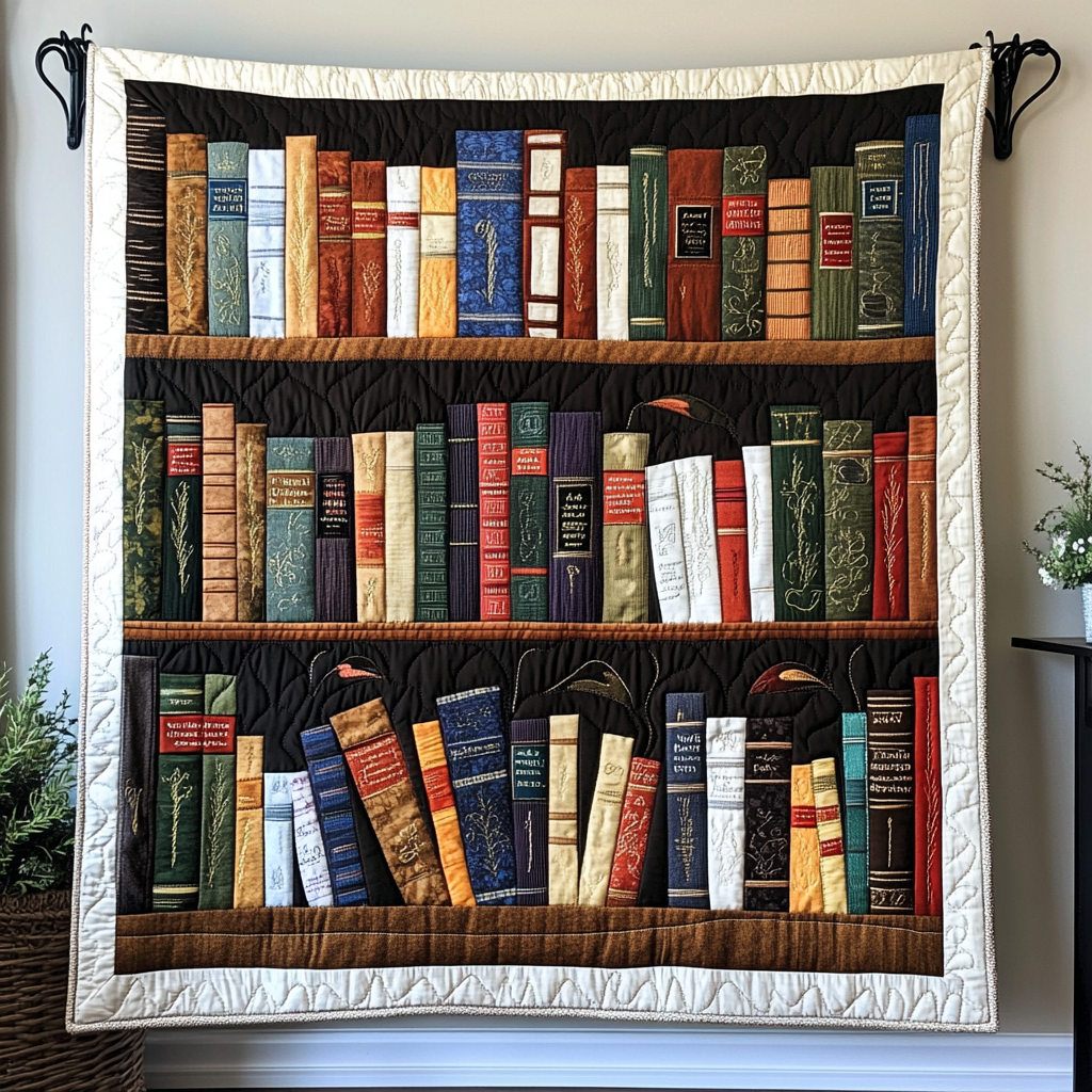 Book Nook Bliss Quilted Blanket
