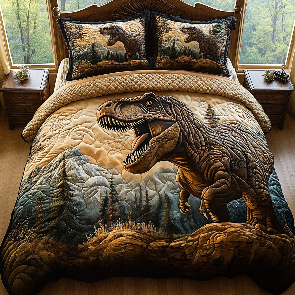 Boundless Titan 3-Piece Quilted Bedding Set