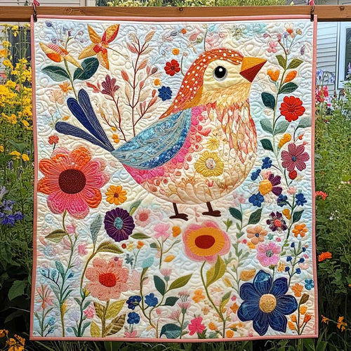 Branch Perch Quilted Blanket