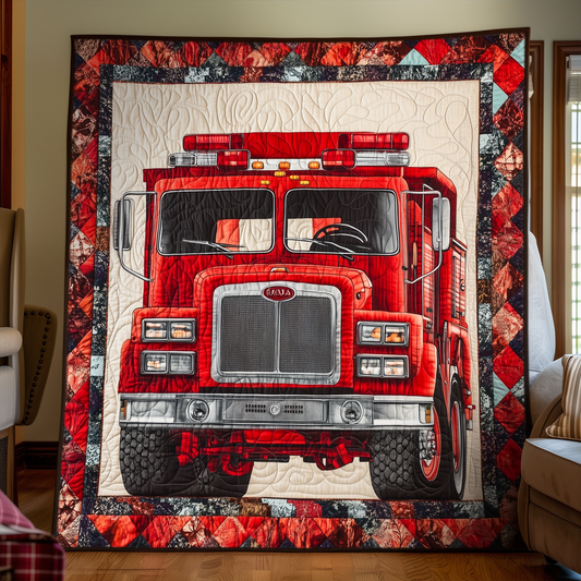 Brave Hearts Quilted Blanket