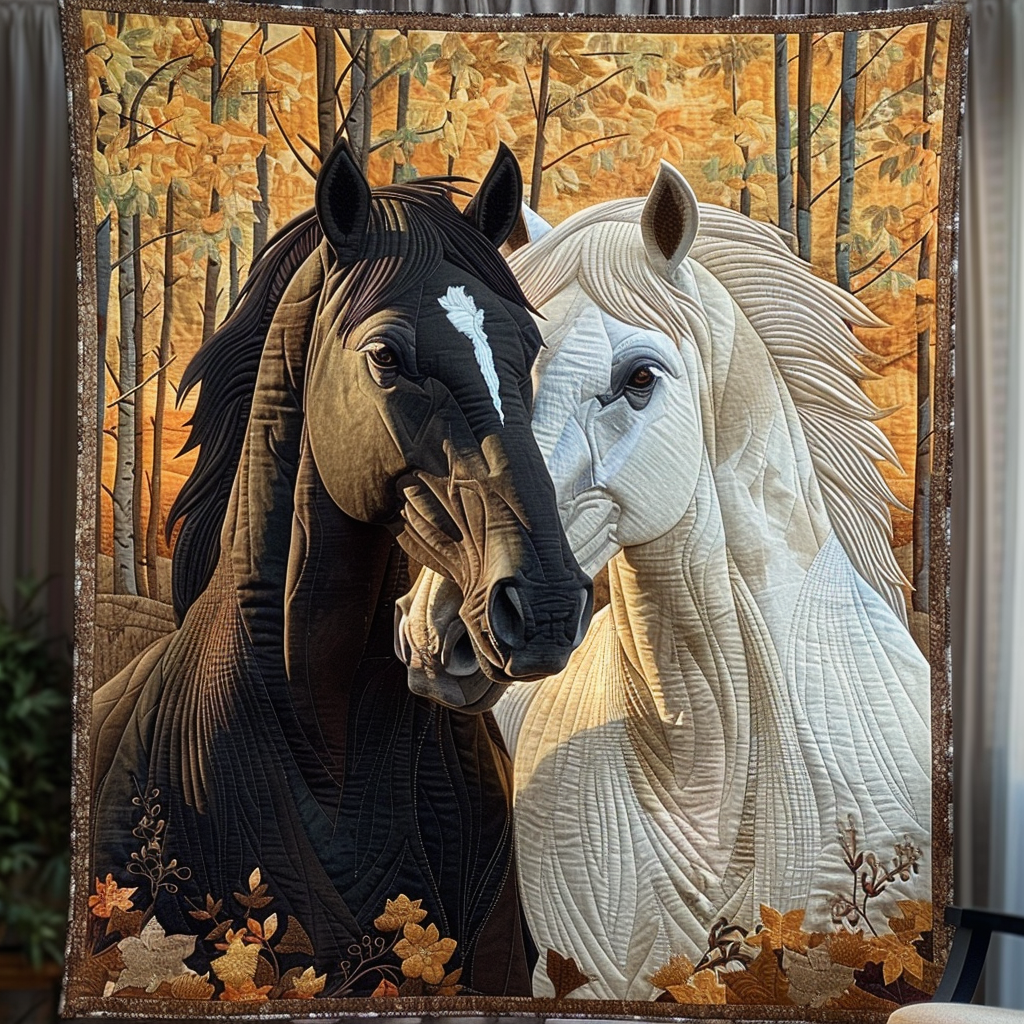 Bridle and Bond Quilted Blanket