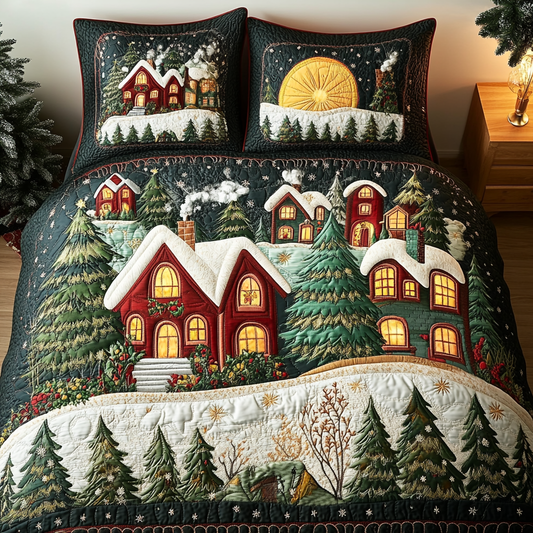 Bright Homes 3-Piece Quilted Bedding Set