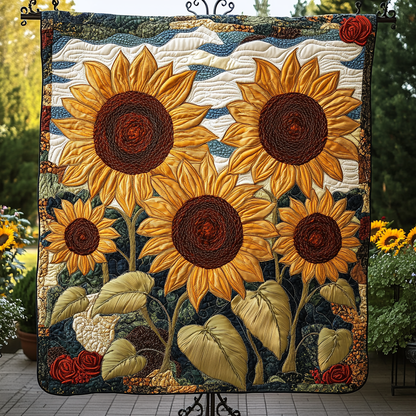 Bright Horizons Quilted Blanket