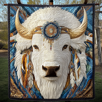 Buffalo Reverie Quilted Blanket