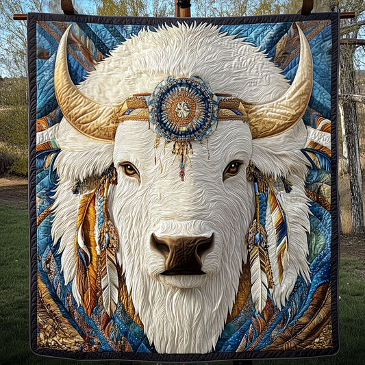 Buffalo Reverie Quilted Blanket