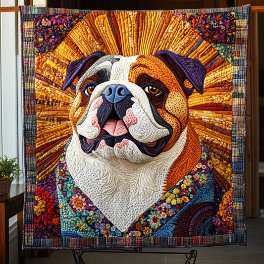 Bulldog Haven Quilted Blanket
