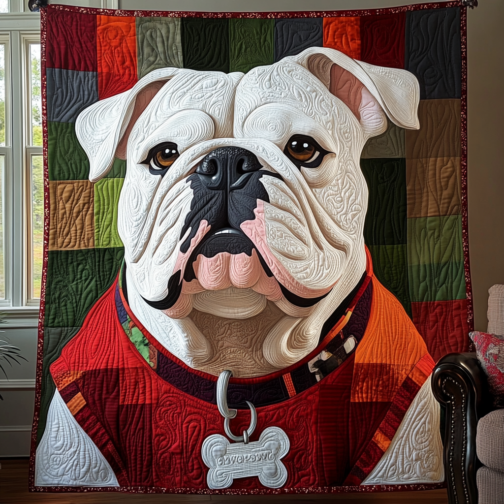 Dog Quilted Blanket
