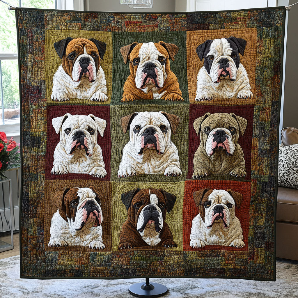 Bully Snuggles Quilted Blanket