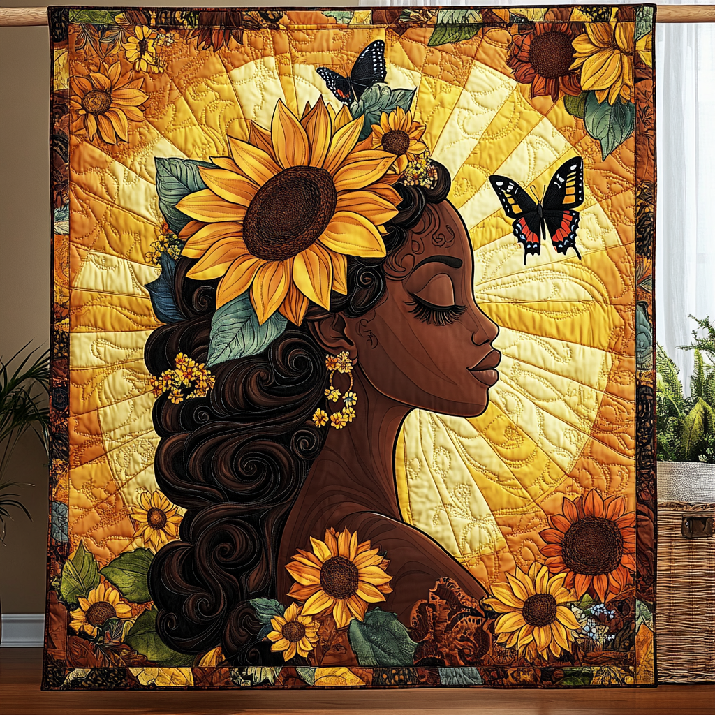 Butterfly Dreams Quilted Blanket