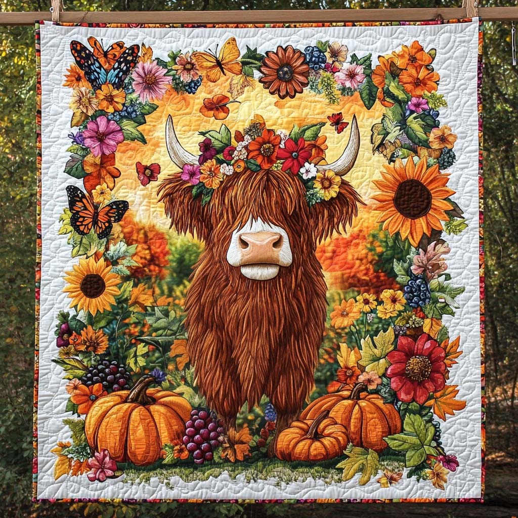 Butterfly Meadows Quilted Blanket