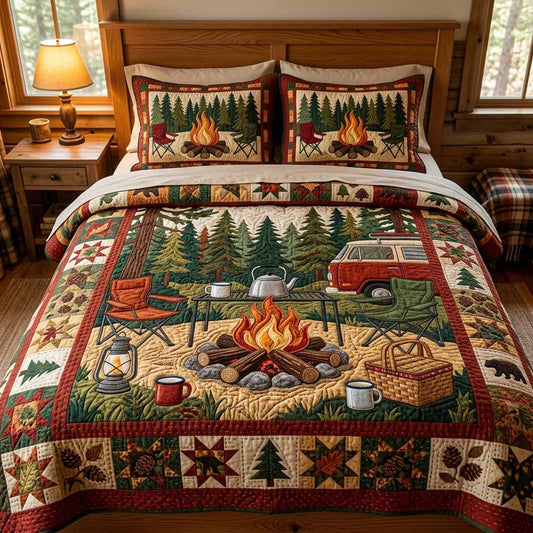 Cabin Camp 3-Piece Quilted Bedding Set