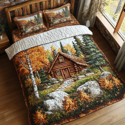 Cabin Comforts 3-Piece Quilted Bedding Set