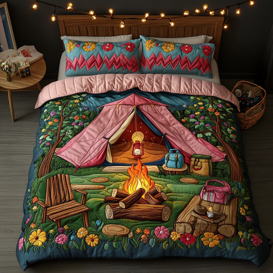 CampDreams 3-Piece Quilted Bedding Set