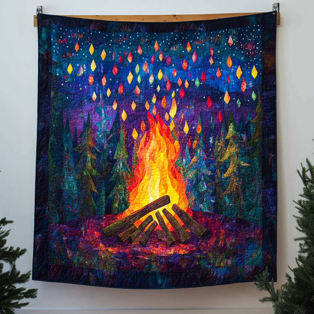 Campground Bliss Quilted Blanket