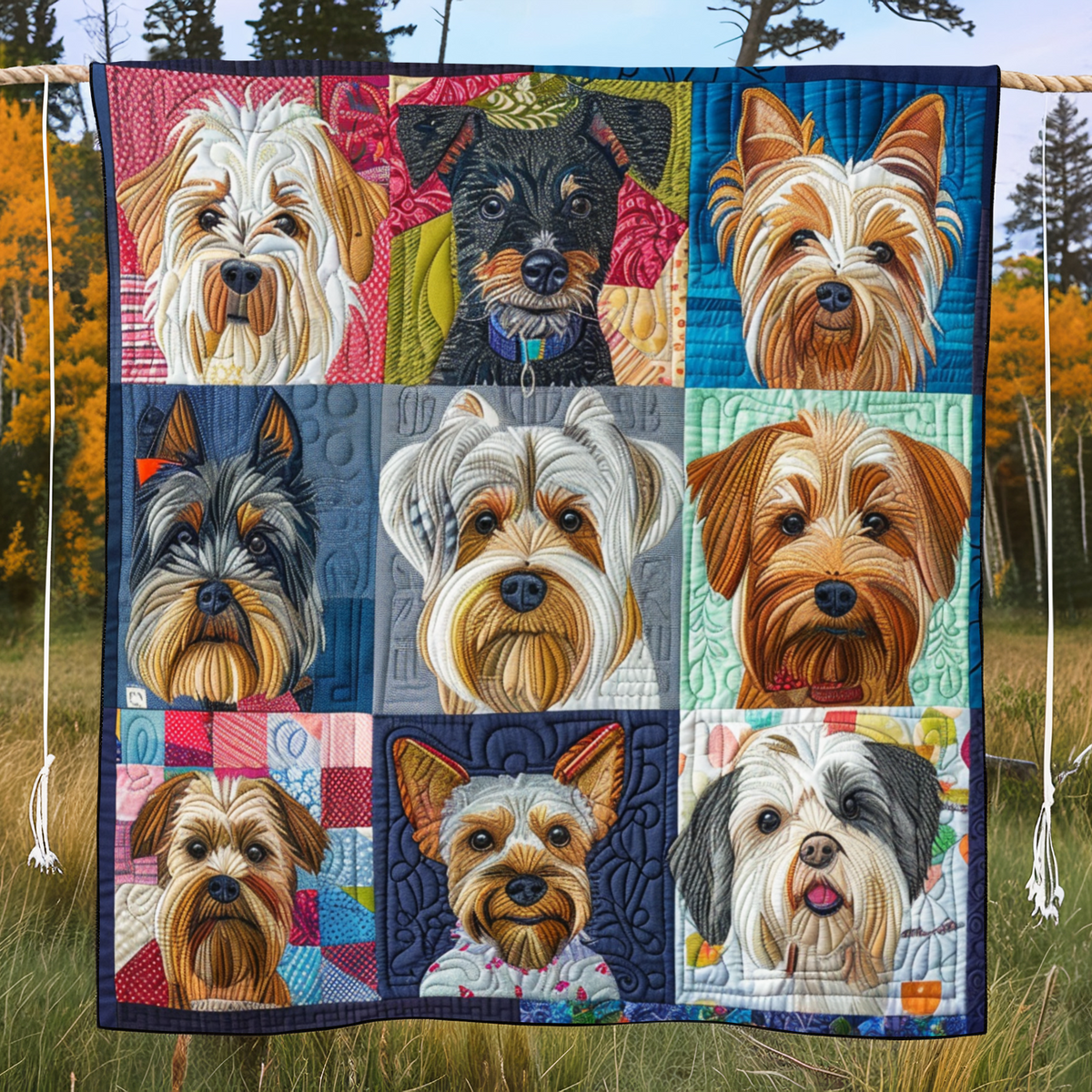 Canine Collection Quilted Blanket