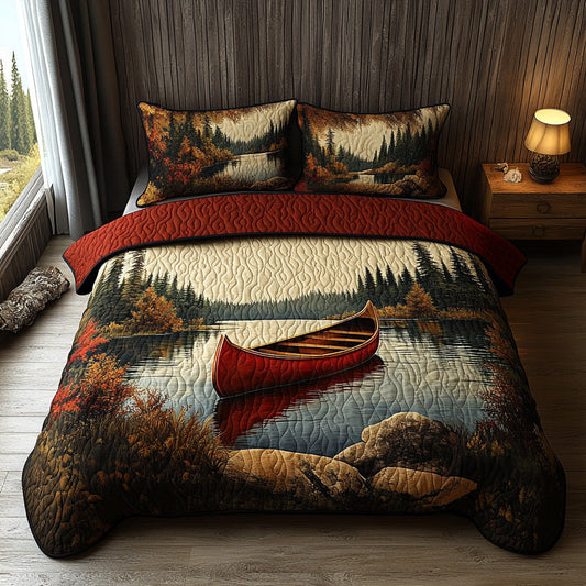 Canyon Current 3-Piece Quilted Bedding Set