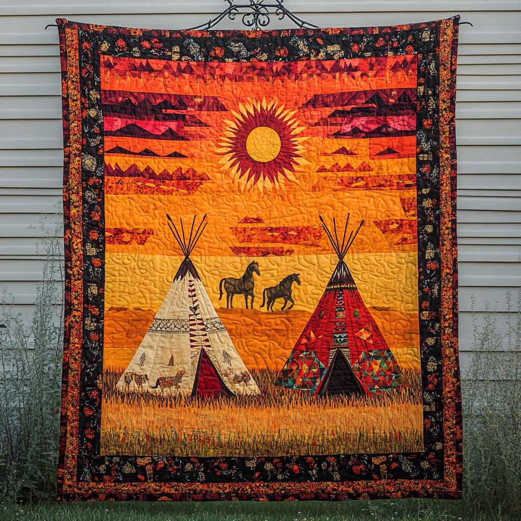 Canyon Dreaming Quilted Blanket