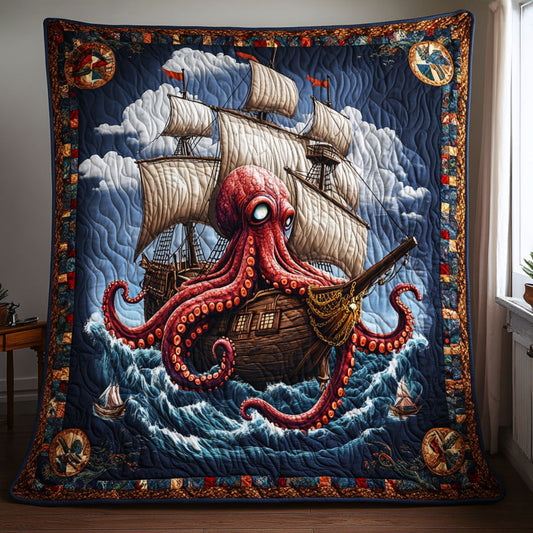 Captains Pride Quilted Blanket