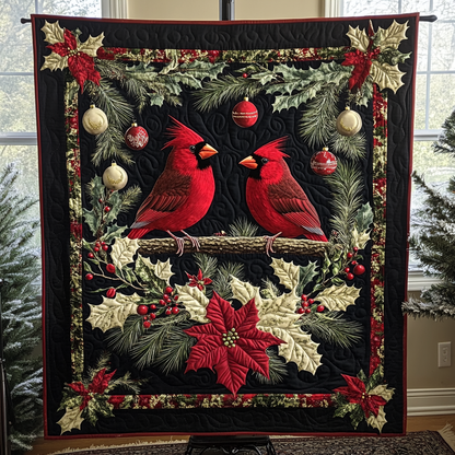 Cardinal Nestle Quilted Blanket