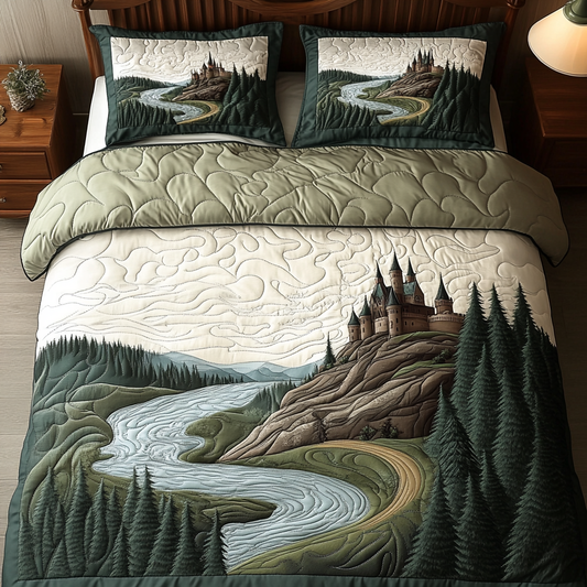 Castle Horizon 3-Piece Quilted Bedding Set