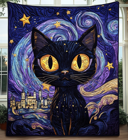 Cat-tastic Dreams Quilted Blanket