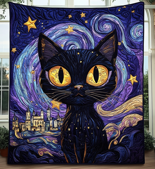Cat-tastic Dreams Quilted Blanket