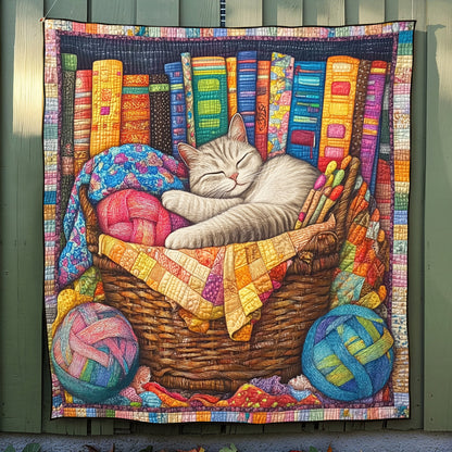 Cat Cozy Cuddles Quilted Blanket
